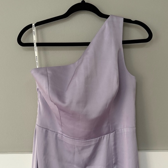 NWT Birdy Grey Kira Satin Dress in Dusty Lilac - Picture 5 of 7
